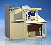 Custom cassette fed Laser Marking System.