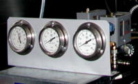 Refrigeration pressure gauges.